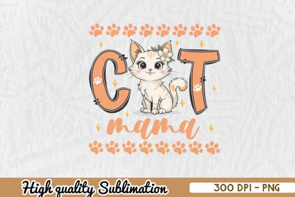 Cat Mama Unleash Your Creative Power PNG