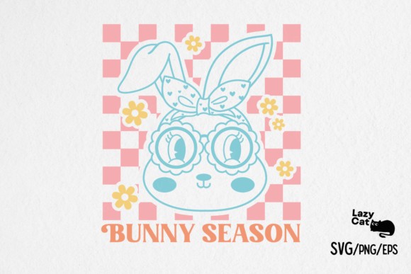 Easter Retro Bunny Season SVG