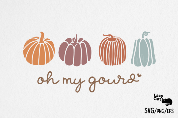 Fall Autumn Oh My Gourd SVG PNG