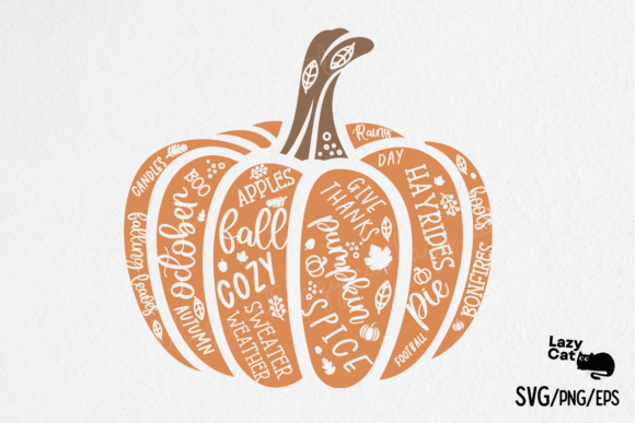 Fall Autumn Pumpkin SVG PNG