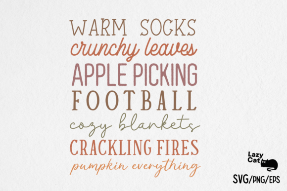 Fall Autumn Things SVG PNG