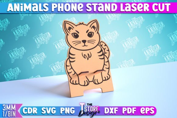 Phone Stand Cat Design Phone Holder
