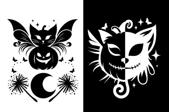 Silhouette Cat Halloween